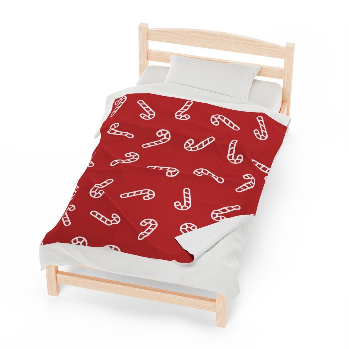 Magical Red Candy Cane Blanket - Image 3