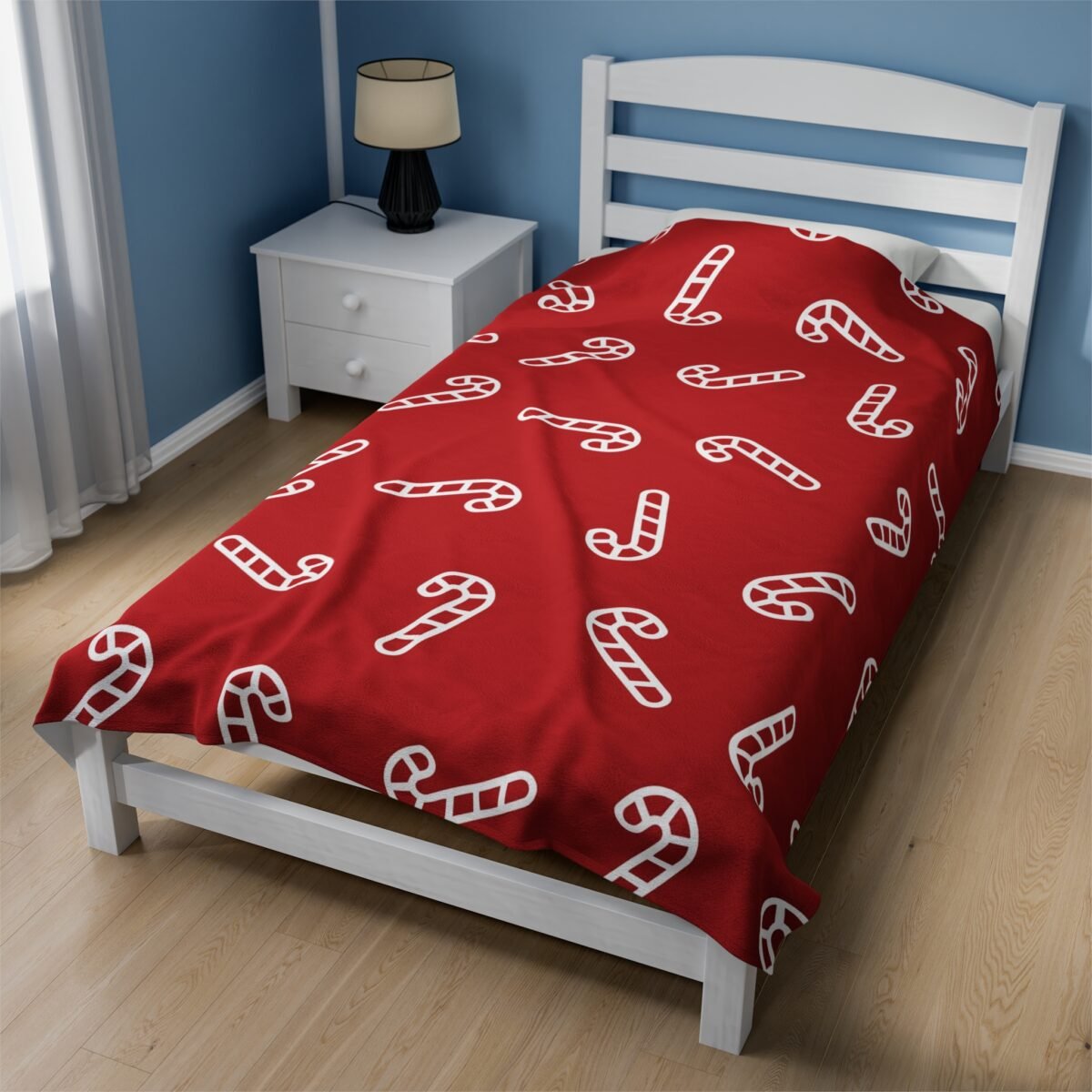 Magical Red Candy Cane Blanket - Image 10