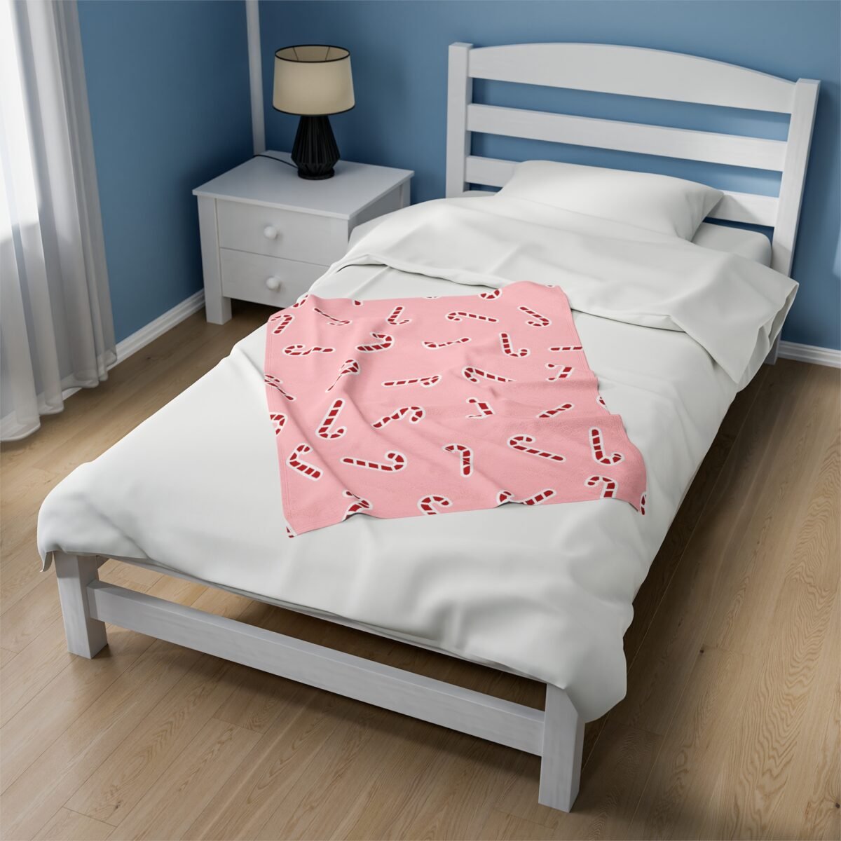 Enchanting Pink Candy Cane Blanket - Image 7