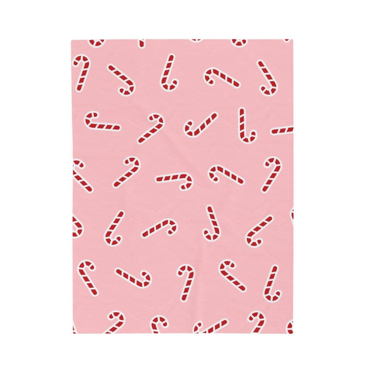 Enchanting Pink Candy Cane Blanket - Image 5